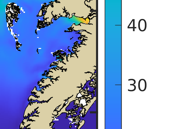 VIMS jellyfish map for today, Accomack County